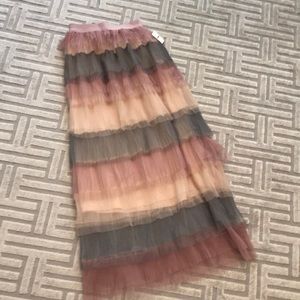 Free People tulle maxi